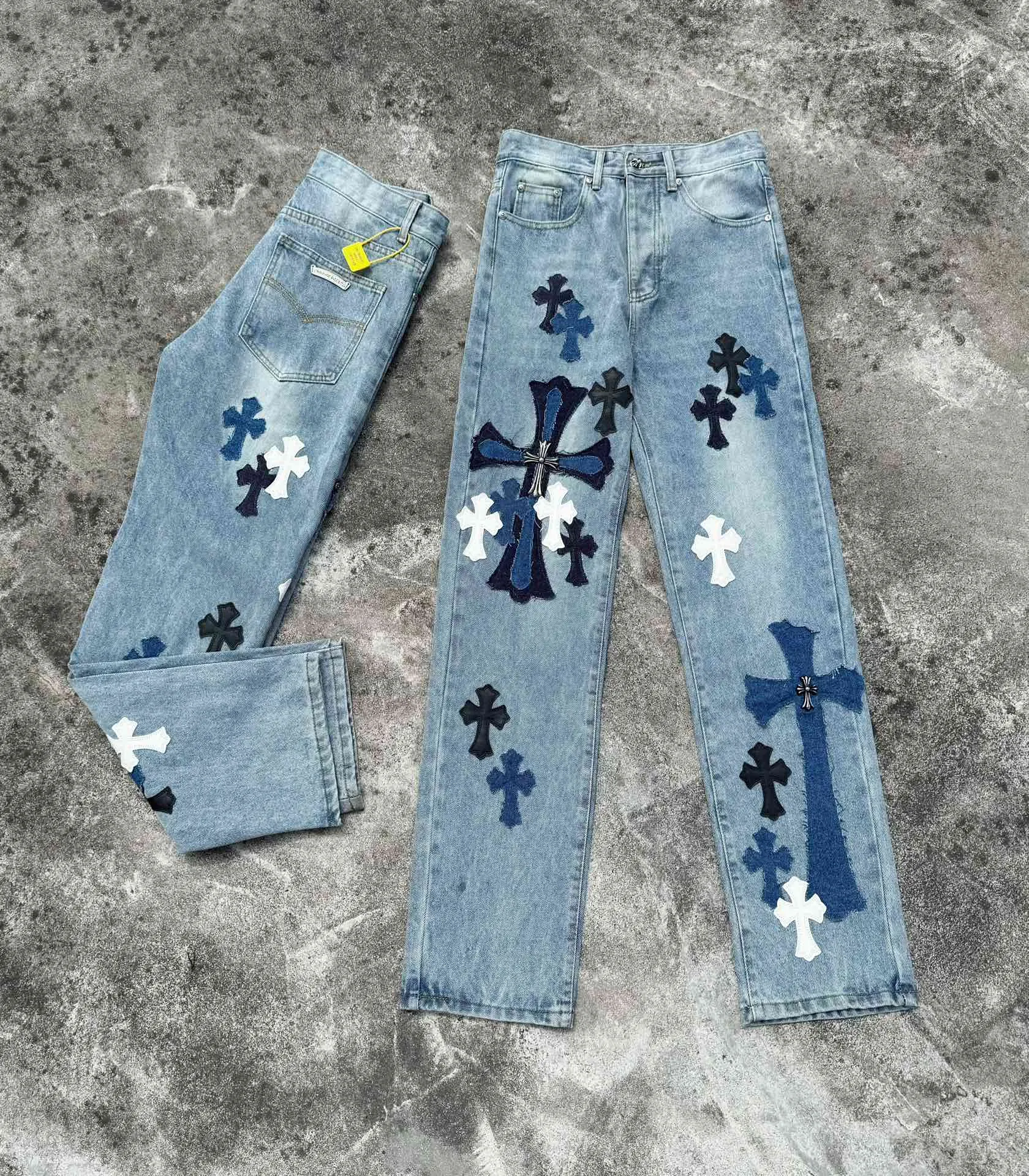 P290 Style number: H637 Chrome hearts Versatile recommendation: must-have jeans for all seasons Color: blue Size: 28, 30, 32, 34, 36 (s-xxl)